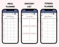 Digital Phone Planner Pink