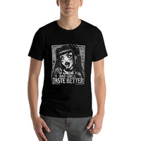 Funny Anime Girls Bad Girls Taste Better  High-quality Stitching T-Shirt