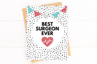Best Surgeon Ever Doctor Thank You Card