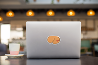 Butt Heart Tattoo Vinyl Sticker