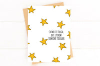 Chemo is Tough Stars Cancer Get Well Card
