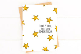 Chemo is Tough Stars Cancer Get Well Card