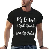 My Ex Has 3 Spirit Animals Ex Wife Husband Divorce Divorcee  Graphic-printed T-Shirt