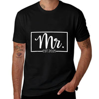 Mr. Est. 2025 Just Married Wedding Hubby Mr  Mrs Gifts  Affordable Price T-Shirt