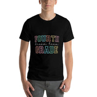 Fourth Grade Dream Team 4th Grade First Day Of School  Trendy Pattern T-Shirt