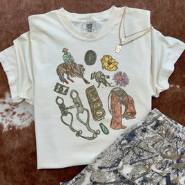 Cowboy Texas Collage - comfort colors