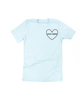 CUSTOM NAME (Heart Around) - PERSONALIZE IT! - Unisex Tee