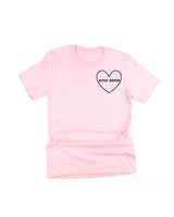 CUSTOM NAME (Heart Around) - PERSONALIZE IT! - Unisex Tee