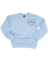 Custom Name (Heart Around) - PERSONALIZE IT! - Basic Fleece