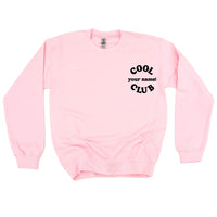 Cool _____ Club - Smiley (pf&b) - (PERSONALIZE IT!) - BASIC Fleece