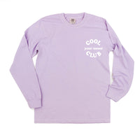 Cool _____ Club - Smiley (pf&b) - (PERSONALIZE IT!) - Long Sleeve Comfort Colors Tee