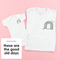 Rainbow Pocket - These Are The Good Old Days - Set of 2 Matching Shirts