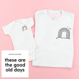 Rainbow Pocket - These Are The Good Old Days - Set of 2 Matching Shirts