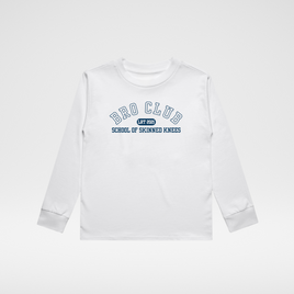 BRO CLUB LONG SLEEVE - WHITE