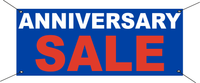 Anniversary Sale Banners — 2' x 5' Custom Vinyl