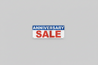 Anniversary Sale Banners — 2' x 5' Custom Vinyl