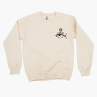 Fishing Skelly - Never Give Up (pf&b) - BASIC Fleece