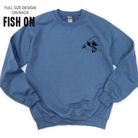Mountain Fish & Pole - Fish On (pf&b) - BASIC Fleece