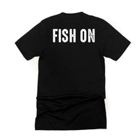 Mountain Fish & Pole - Fish On (pf&b)  - Unisex Tee