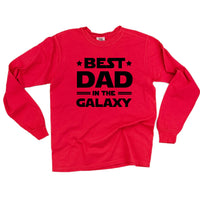 Best Dad In The Galaxy - Long Sleeve Comfort Colors Tee