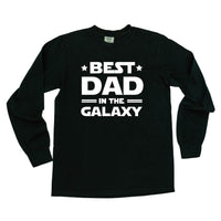 Best Dad In The Galaxy - Long Sleeve Comfort Colors Tee