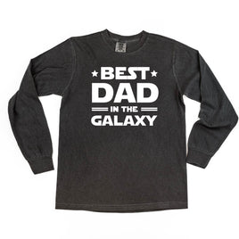 Best Dad In The Galaxy - Long Sleeve Comfort Colors Tee
