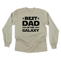Best Dad In The Galaxy - Long Sleeve Comfort Colors Tee