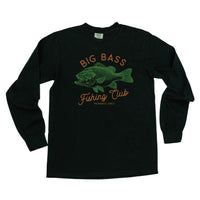Big Bass Fishing Club - Long Sleeve Comfort Colors Tee