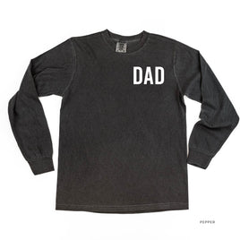 Dad - Classic (pocket) - Long Sleeve Comfort Colors Tee