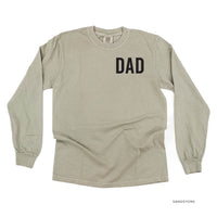 Dad - Classic (pocket) - Long Sleeve Comfort Colors Tee