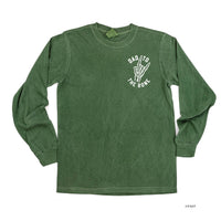 Dad To The Bone (pocket) - Long Sleeve Comfort Colors Tee