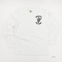 Dad To The Bone (pocket) - Long Sleeve Comfort Colors Tee