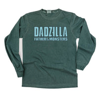 Dadzilla - Father Of The Monster(s) - Long Sleeve Comfort Colors Tee