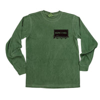 Keepin' It Reel - Fishing Reel (pf&b) - LONG SLEEVE Comfort Colors Tee