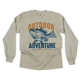 Outdoor Adventure - LONG SLEEVE Comfort Colors Tee