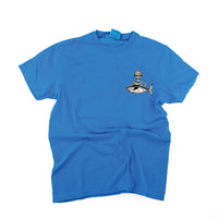 Fishing Skelly - Never Give Up (pf&b) - Comfort Colors Tee