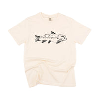 Hand Drawn Brook Trout - Comfort Colors Tee