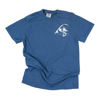 Mountain Fish & Pole - Fish On (pf&b  - Comfort Colors Tee