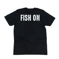 Mountain Fish & Pole - Fish On (pf&b  - Comfort Colors Tee