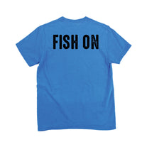Mountain Fish & Pole - Fish On (pf&b  - Comfort Colors Tee