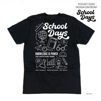 School Days - School Day Items (pf & b) - Comfort Colors Tee