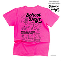 School Days - School Day Items (pf & b) - Comfort Colors Tee