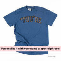 Varsity Leopard - Semi-Custom - Comfort Colors Tee