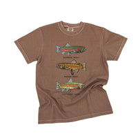 Trout Chart - Hand Drawn - Comfort Colors Tee