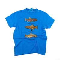 Trout Chart - Hand Drawn - Comfort Colors Tee