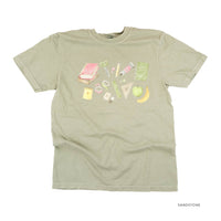 Watercolor School Supplies - Comfort Colors Tee