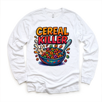 Funny Cereal Killer Breakfast Shirt - Funny Tee
