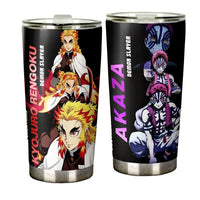 Akaza And Rengoku Tumbler Cup Custom