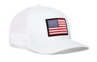American Flag Trucker Hat  |  USA Snapback