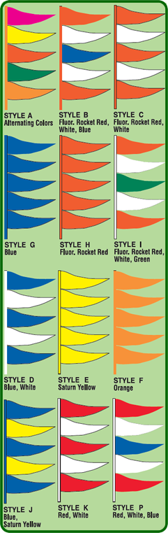 Antenna Pennants - Flag Pennants - TT2